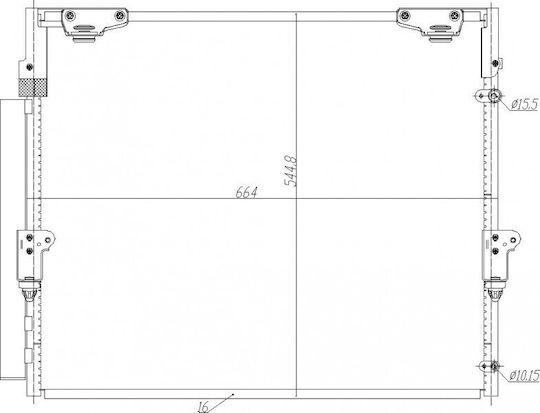 Кондензатор на климатика Land Cruiser 200 08 88460-60400