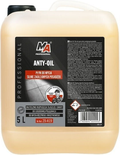 Почистващ препарат за повърхности масло 5l Анти-масло Концентрат Ma Professional