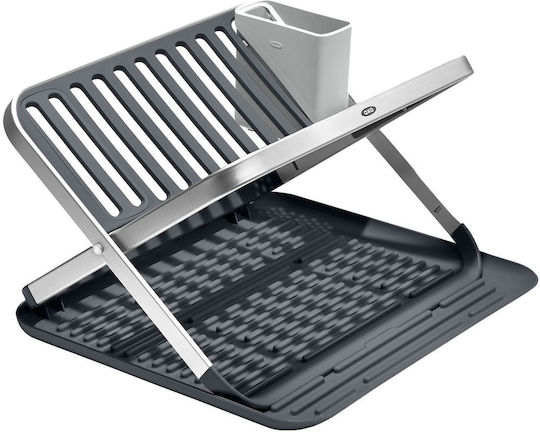 OXO Отцедник за Мивка Inox Сив 41.7x37.1x5.1cm OXO Отцедник за Мивка Inox Сив 41.7x37.1x5.1cm