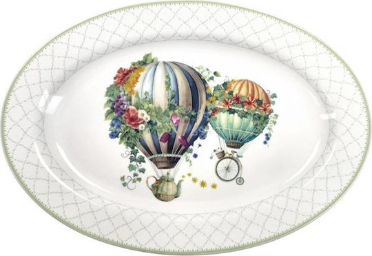 Brandani Christmas Porcelain Platter 35x24cm