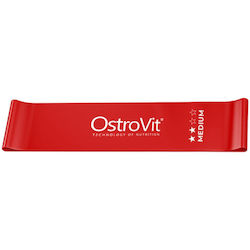 OstroVit Гума За Фитнес Цикъл Среден Червен