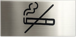 Ταμπελάκι Μεταλλικό Τραπεζιών ''no Smoking''
