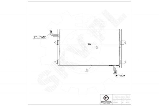 Radiator Climatizare VW Golf III Vento 1ho820413