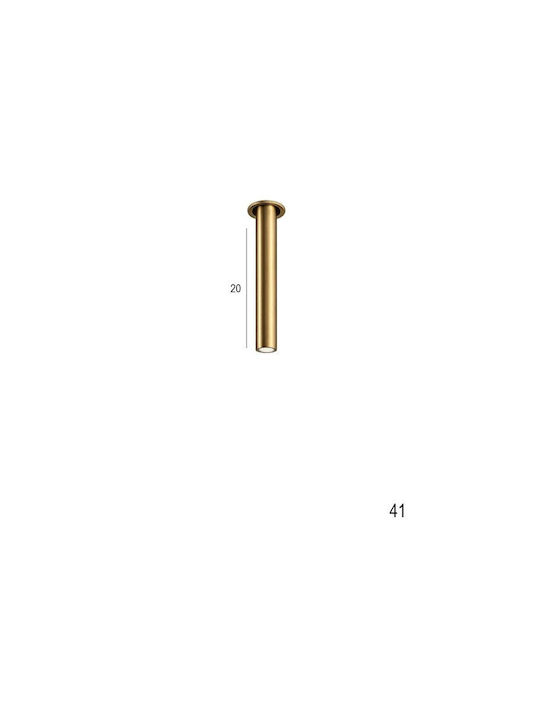 Luma Metallic Recessed Spot Gold