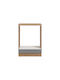 Küchenschrank Unterer Ofen Grau 60x55x82cm