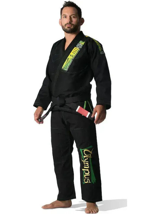 Olympus Uniformă pentru bărbați Brazilian Jiu Jitsu Neagră