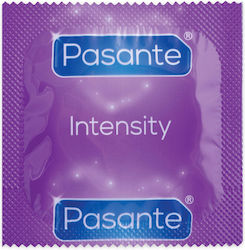Pasante Προφυλακτικά Intensity 1τμχ 54mm με Ραβδώσεις Natural