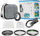 Apexel Filter Set 3-in-1 Cpl Uv Nd32 Filter Phone Camera 67mm Clip Adapter To 52mm Apexel Apl-67fl3n