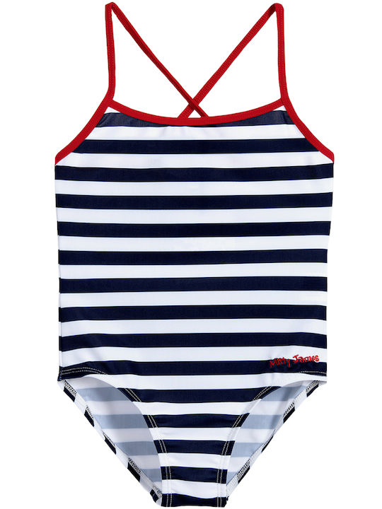 White Παιδικό Μαγιό Ολόσωμο Navy White White Παιδικό Μαγιό Ολόσωμο Navy White