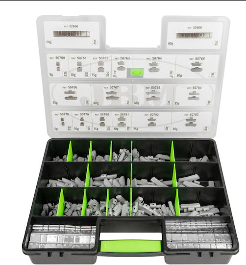 Case Set Wheel Balancing 330pcs Jbm 53864