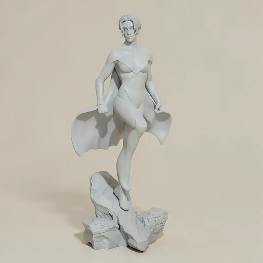 Unpainted 3D Figure Supergirl Sasha Calle 3D Printing Figurine V2 From Flash Movie 2023 Painting DIY Gift Colors 30 Cm 1:6