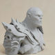 Unpainted 3D Figure Lawrence Makoare Bolg Hobbit Bust 3D Printing Figurine Painting DIY Gift Colors 30 Cm 1:6