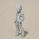 Unpainted 3D Figure Vegeta Ultra Ego No Base Digital Painting DIY Gift Colors 30 Cm 1:6
