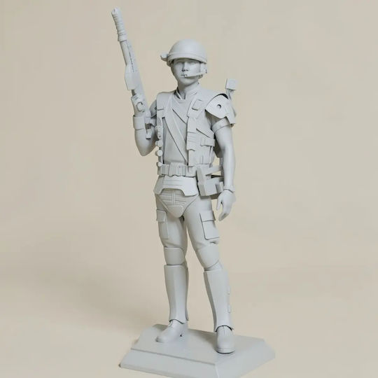 Άβαφη 3d Φιγούρα Corporal Dwayne Hicks Alien Βάψιμο Diy Δώρο Χρώματα 20 Cm 1:8