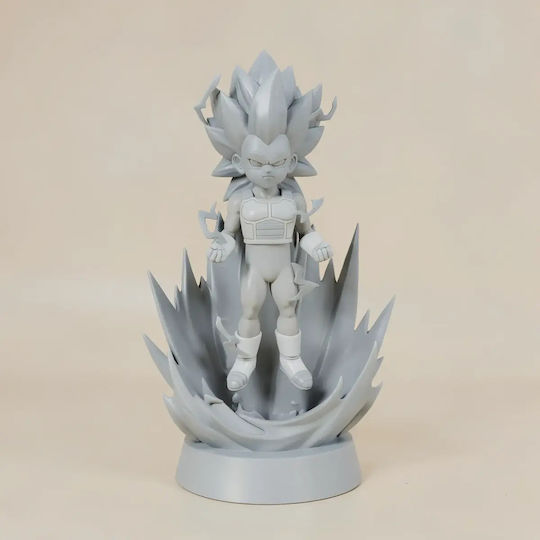 Sammlbare Figur Vegeta Super Saiyan 3 Daima Chibi 3d Bemalt Diy Geschenk Farben 30 Cm 1:6