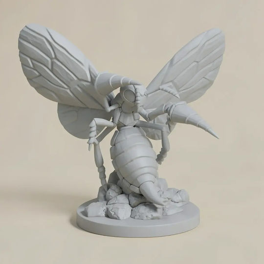 Άβαφη 3d Φιγούρα Kaiju Pokemon Beedrill Wasp Βάψιμο Diy Δώρο Χρώματα 30 Cm 1:6