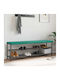 Πάγκοι Τραπεζαρίας Βελούδινοι Τιρκουάζ 4τμχ 40x38x