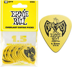 Ernie Ball 9195 Pachet de 12 Everlast 1.5mm Galben