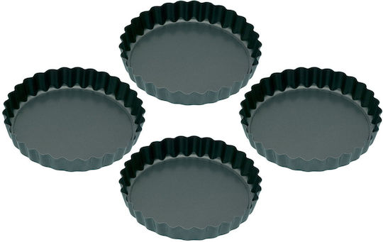 Kitchen Craft Φόρμα Ζαχαροπλαστικής για Τάρτα 10x10εκ. 4τμχ