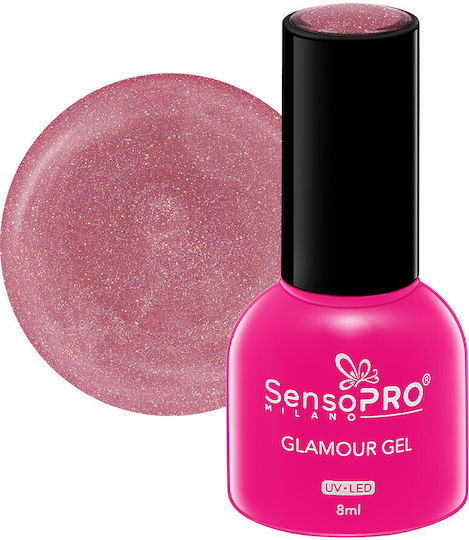 Ojă Pentru Unghii Cu Gel Glamour Sensopro Milano 8ml Sweet Addiction #114