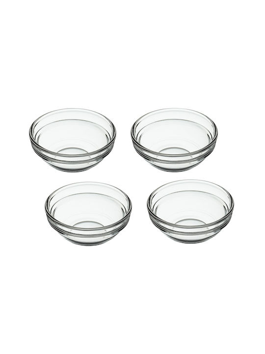 Kitchen Craft Кръгла Стъклена Съд За Сервиране 4 Бройки