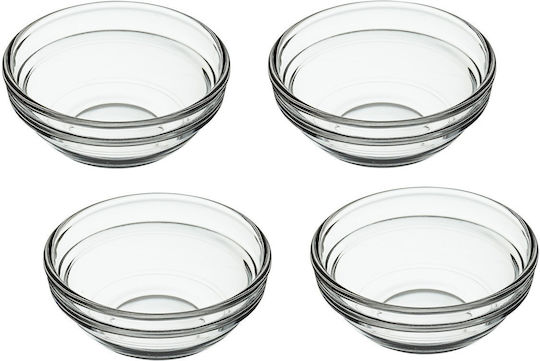 Kitchen Craft Servierschalen Rund Glas 4 Stück