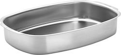 De Buyer Placă de copt din inox 38 cm x 26 cm