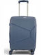 Cabin Hard Light Blue Suitcase Height 55cm