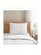vidaXL Perna De Canapea Din 100% Bumbac Alb 70x50cm