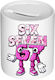 Παιδικός Κουμπαράς Λευκός Six-seven