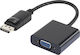 ATC Dp Αρς Μετατροπέας DisplayPort male σε VGA female