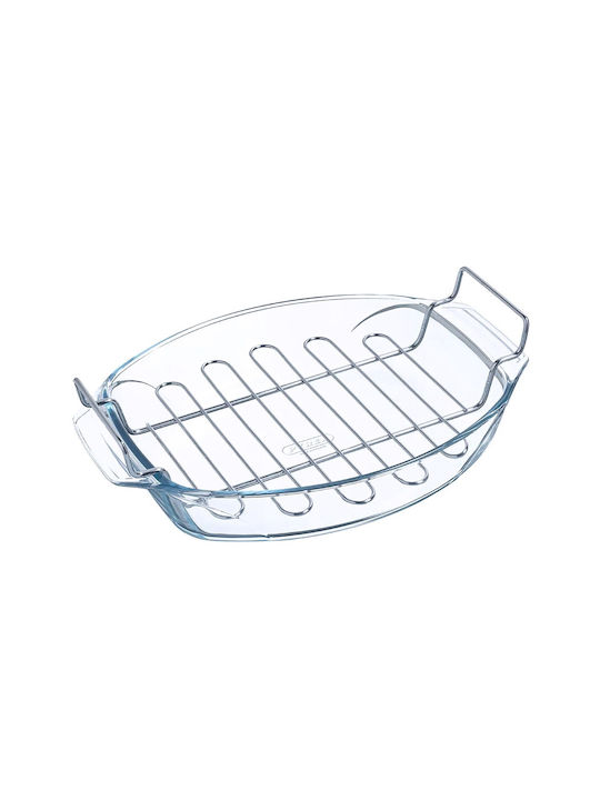 Pyrex Οβάλ Πυρίμαχο Σκεύος Γυάλινο 39x27x11cm