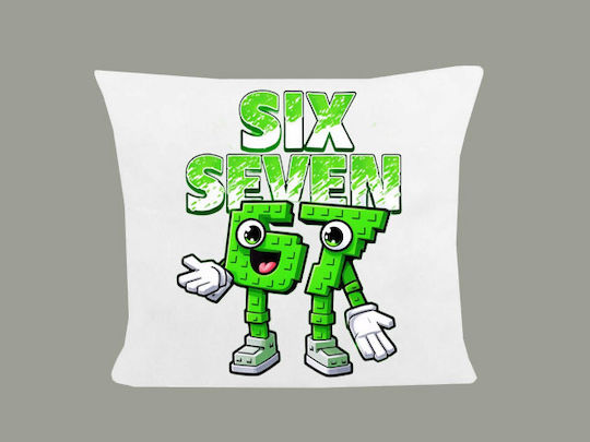 Възглавница Размер 40x40см Six-seven Бяла
