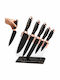 Verk Group Marble Design Messer Set mit Sockel aus Rostfreiem Stahl 5 Stück