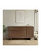 Wooden Sideboard Walnut 146x45x76.5cm