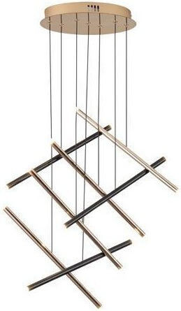 Eurolamp Висящо осветително тяло Черно 50x40x120см.