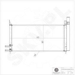 Ψυγείο Κλιματισμού Toyota Auris Avensis Corolla Αφυγραντήρα 8846047150 Ψυγείο Κλιματισμού Toyota Auris Avensis Corolla Αφυγραντήρα 8846047150