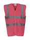Yoko Hvw100p Men's Work Vest Pink