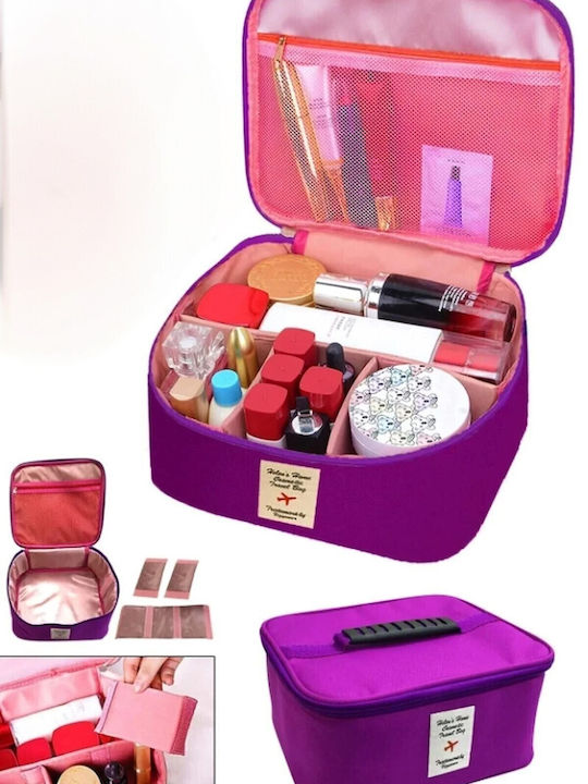 Enpapa Kulturbeutel Make-up Kosmetiktasche Griff Reiseorganizer 24x21x11 Cm · Enp-016136-v2446
