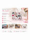 Enpapa Transparent Pink Makeup Bag
