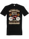 Unisex Bedruckte Blusen Schwarz Dp8459