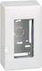 Simon Connect Carcasă Montată Pe Suprafață S500 1-modul 2x K45 Complet Alb Pur 51000001-030