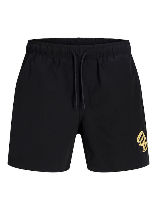 Jack & Jones Ανδρικό Μαγιό Σορτς Μαύρο