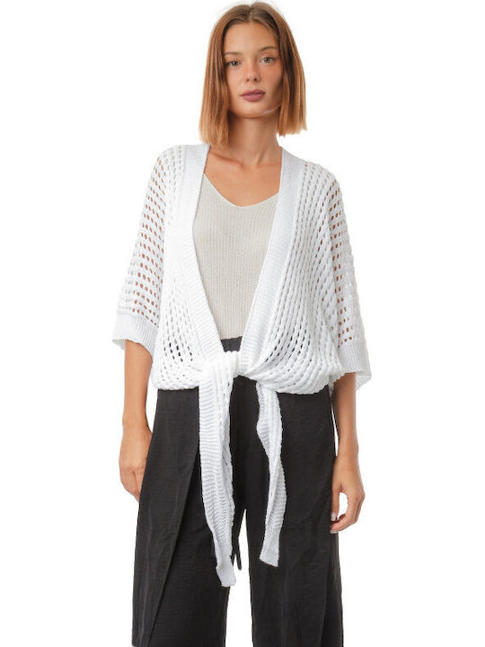 Silia D Damen Kaftan Bademode Weiß