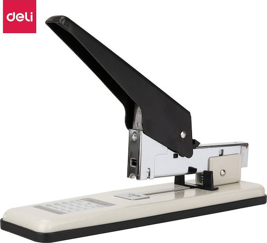Deli Heavy Duty Stapler 394 Up To 100 Sheets Black 0394