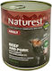 Naturest Wet Dog Food in Cans with Pork, Calf, Chicken and Meat 800gr