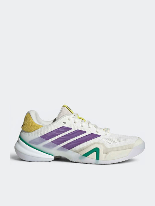 adidas Barricade Ανδρικά Παπούτσια Τένις Λευκά