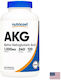 Nutricost Acid Akg 500 mg 240 Капсули