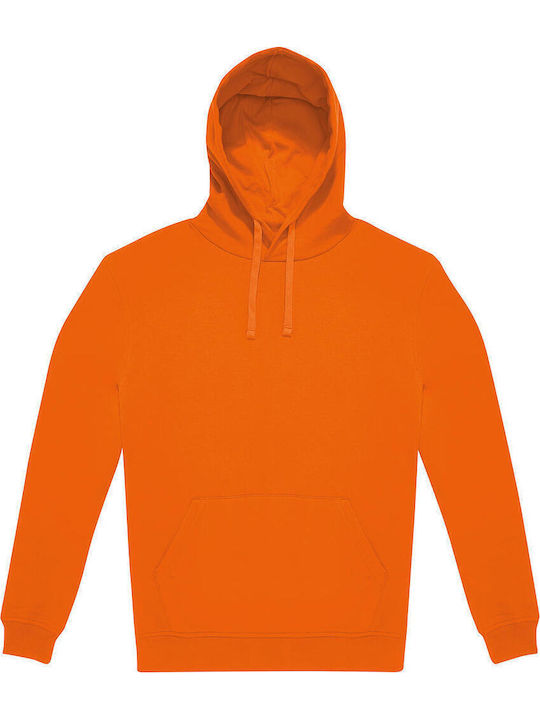 B&C Herren Werbebekleidung Langärmeliges Orange...