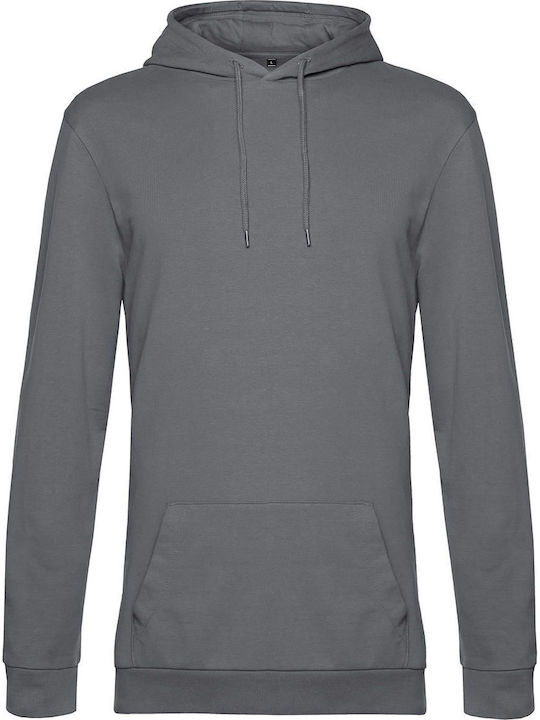 B&C Herren Werbebekleidung Langärmeliges Elephant Grau Sweatshirt